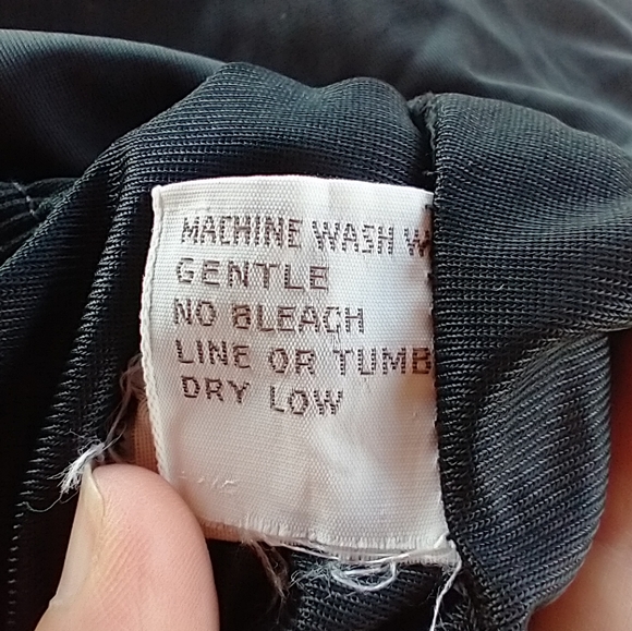 Vintage Montgomery Ward Black Nylon Half Slip 33/35 - Picture 8 of 9